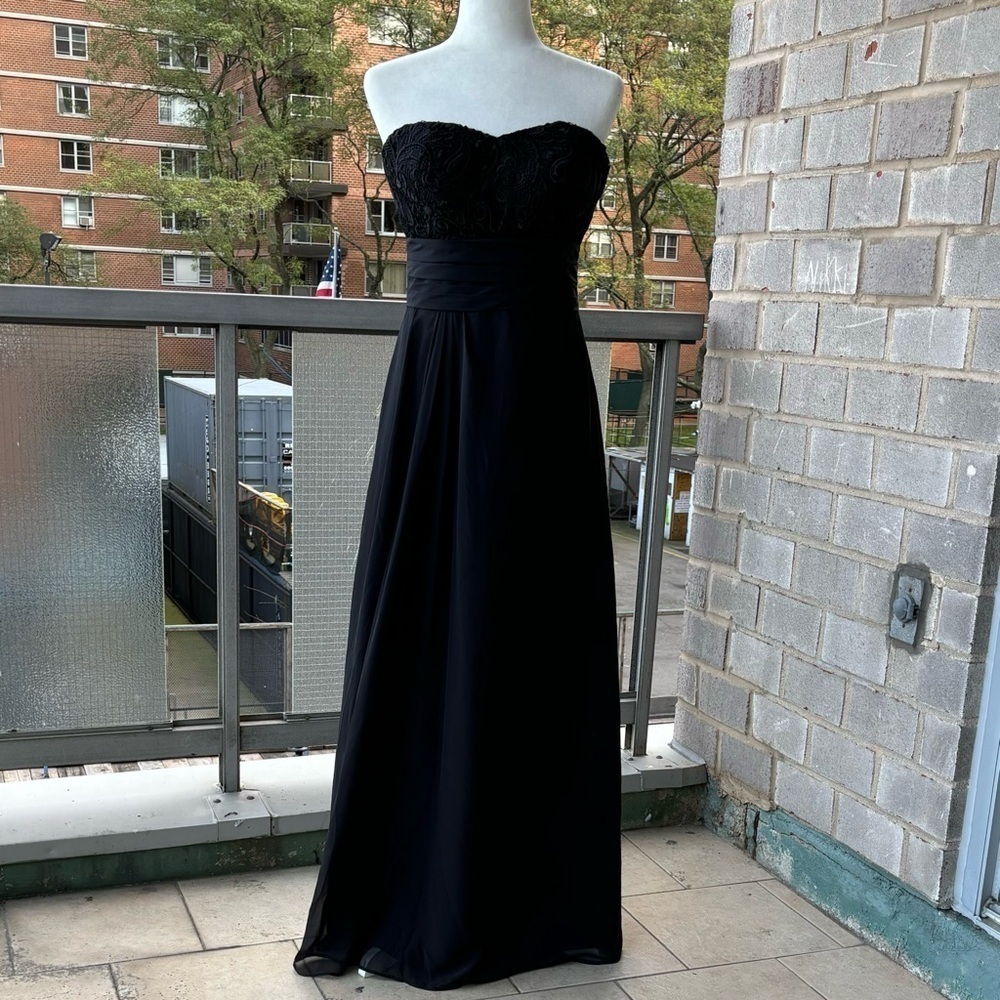 Bill Levkoff Strapless Gown Size 8 - Picture 2 of 6